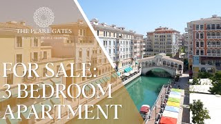 For Sale | 3 Bedrooms Apartment | Canal View | Qanat Quartier | The Pearl Gates