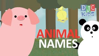 Animal Names Song and Video for Babies, Toddlers, Preschool, and kindergarten!