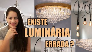 COMO ESCOLHER LUMINÁRIAS - LUSTRE - PLAFON E PENDENTE