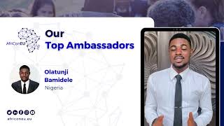 AfriConEU Ambassadors | Olatunji Bamidele, Nigeria