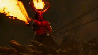 Hellboy Excalibur London UK Destroyed Scene (2019)