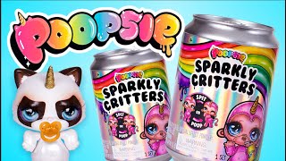 ODDLY SATISFYING UNBOXING! Poopsie Sparkly Critters SODA CANS | Slime Surprise