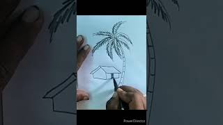 Easy drawing with pencil/pencil drawing #art#easy