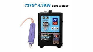 Review 4300W Spot Welder 737G+ High Power Automatic Pulse Spot Welders 2024