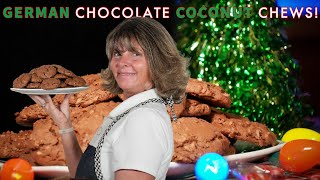 Easy Holiday Box Cookie Recipe - German Chocolate Coconut Chews!