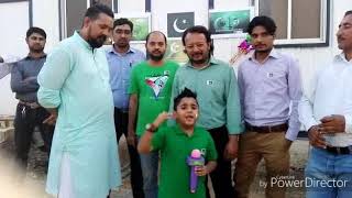 Muhammad Kumayl Hussain The Youngest Reporter Celebrating Independance day in KSA