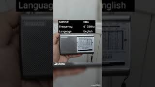 BBC @ XHData D-219 shortwave radio