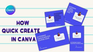 How we can quick create designs in CANVA / Canva tutorial