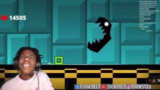 IShowSpeed gets trolled Geometry Dash 🤣