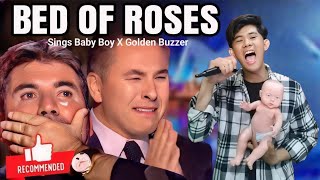 Baby Boy Sings Song Bed Of Roses Amazing Beautiful Voice Very Extraordinary | Britain's Got Talent