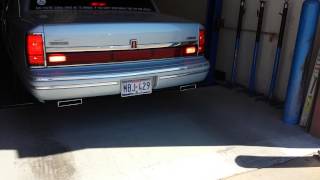 1993 Lincoln Town Car with 40 series Flowmaster's