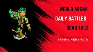 Daily RTA Wolrd Arena Road to C1 summoners war