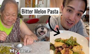 Bitter Melon & Chinese Sausage Pasta!