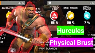 Mcoc hercules physical Burst damage with all 12 charges