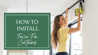 How to install face fix curtains