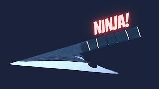 Ninja knife easy with paper - DIY knife craft