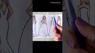 SOCIAL MEDIA GIRLS WITH LOGO DRESS DRAWING - SOSYAL MEDYA LOGO ELBİSELİ KIZ ÇİZİMLERİ #trending #art