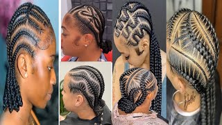 unique cornrows hairstyle|latest cornrows hairstyle for black women|black hair hairstyle#viral