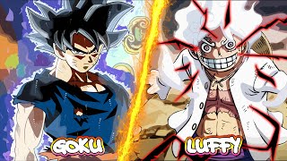 Goku Ultra Instinct Vs One Piece's Luffy Gear 5th In Their Ultimate Form