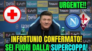 🚨URGENTE! CONFERMATO! SEI FUORI DALLA SUPERCOPPA ITALIANA ! NOTIZIE DAL NAPOLI CALCIO OGGI