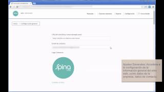 Spina CMS | Ingreso y Manual General ecommerce