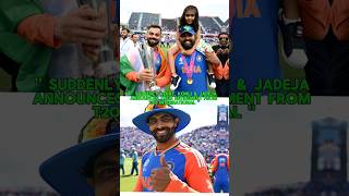 Virat, Rohit and Jadeja Last T20I GAME 🥹🤕| #cricket #shorts @One8CricWithAmit