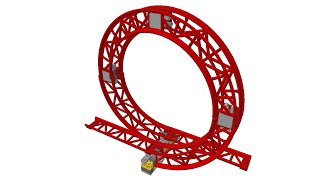 How to make Lego Roller Coaster Loop