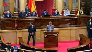 Intervenció de Xavier Domènech investidura al Parlament de Catalunya