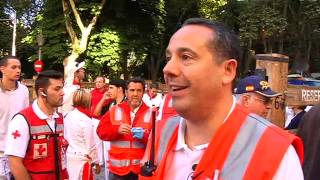 CRUZ ROJA encierro 2012 NAVARRA DIRECTO.mpg