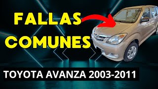 FALLAS COMUNES del Toyota Avanza 2003 - 2011 [ Explicación Completa ]