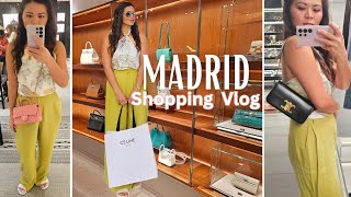 MADRID mini Shopping Vlog - Come shop with me, Hermes, Chanel & Celine