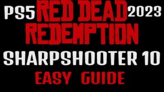 RDR1 SHARPSHOOTER RANK 10 EASY guide PS5 DISARM 6 ENEMIES without reloading