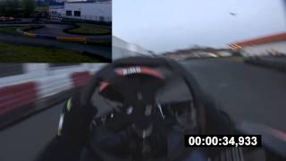 Cockpit Kartarena Bocholt hot lap 2 10.04.2015