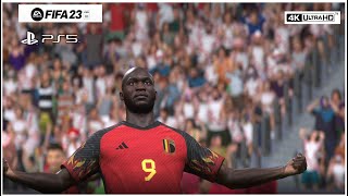 FIFA 23 - Croatia VS Belgium - Fifa World Cup Qatar 2022 - Group Stage - PS5™ Gameplay [4K 60FPS]