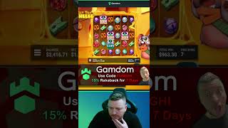 **5 SCATTER ON GET THE CHEESE**BANGING! HACKSAW GAMING #shorts #casino #gambling  #bigwin #slot