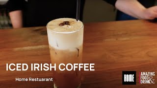 Iced Irish Coffee Cocktail | Home Restaurant | Iced Irish Coffee Recipe | Irish Coffee Cocktails