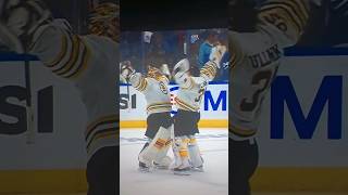 Swayman and Ullmark Goalie Hug Bruins Win 3-1 Game 4 4/27/24 #hockey #nhl #playoffs #bruins