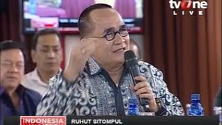 ILC "Putusan Jokowi KPK-Polri": Rohut Sitompul:Pengamat Jangan Menjelekkan Org Yg Tidak Dibela