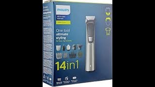 Philips MG7720/15 Multigroom 14-in-1, Face, Hair and Body Series 7000 for Men