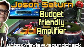 Joson Saturn Amplifier||Unbox,review/Souncheck||Pambahay na Sounds