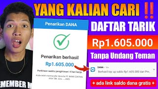 DAFTAR TARIK Rp1.600.000 | GAME PENGHASIL UANG 2024 - Aplikasi penghasil saldo dana tercepat 2024