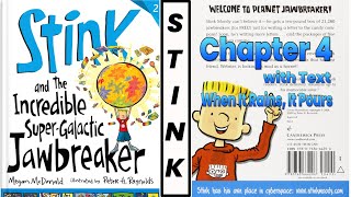 Stink and the Incredible Super-Galactic Jawbreaker 'When It Rains, It Pours' Audiobook with text