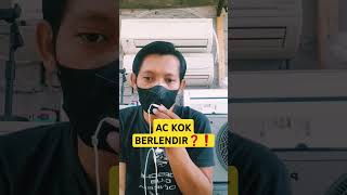 Apakah AC berlendir dan bocor itu ac jelek❓ #serviceac #seputarac