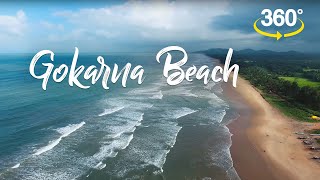 Gokarna Beach | Travel Vlog | Less Explored Beaches | Mini Goa | Karnataka | India | 360º Video