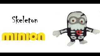 Minion: How To Make Skeleton Minion Plushie Tutorial