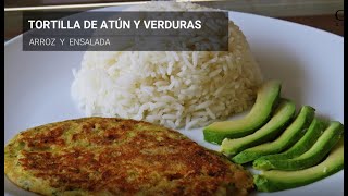 TORTILLA DE ATÚN Y VERDURAS - VEGETABLES AND TUNA OMELETTE