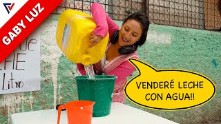 Comerciante fue descubierta vendiendo leche con agua