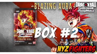 -BLAZING AURA- [FB02] Box 2 Unboxing DRAGON BALL SUPER CARD GAME FUSION WORLD