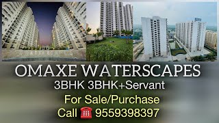 OMAXE WATERSCAPE 3BHK 1635sqft sample flat construction in full swing Resale flat Available no below