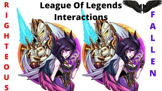 Kayle & Morgana: League of Legends Interactions Reaction (Fallen + Righteous!)